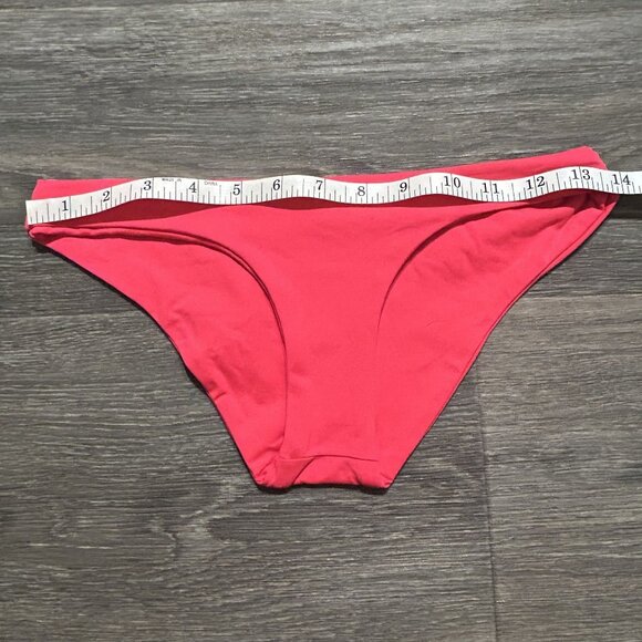 NWT L*Space Size XS Sandy Bikini Bottom Pink Hot Cherry LSSNC16 Hipster LSpace - Picture 3 of 9